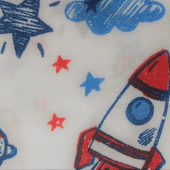 Amazon.com: Megamayga Space Sheets Full Size for Boys - 4  Space Theme 4 Piece Full Size Sheet Set.  NWT.